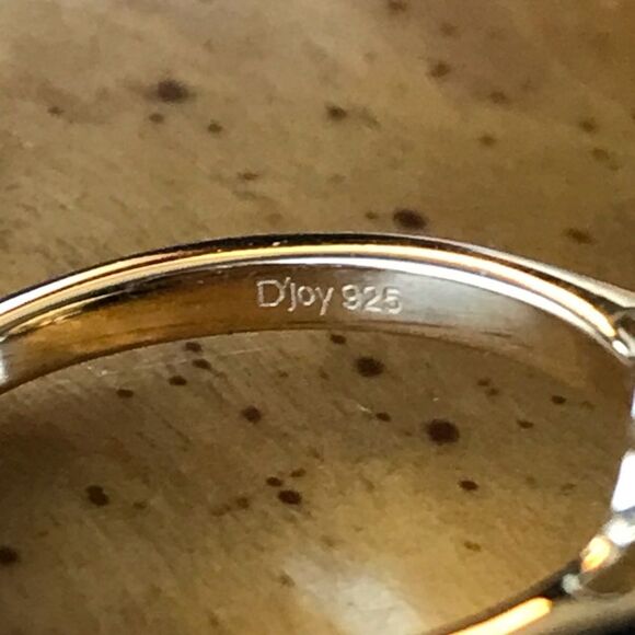 Natural Fire Opal Sterling Silver 18k Yellow Gold Vermeil Ring Size 7 - Picture 5 of 8